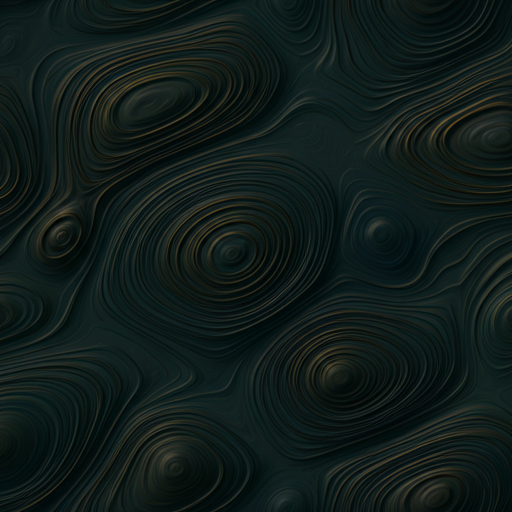Abstract flowing topographic lines resembling organic matter patterns